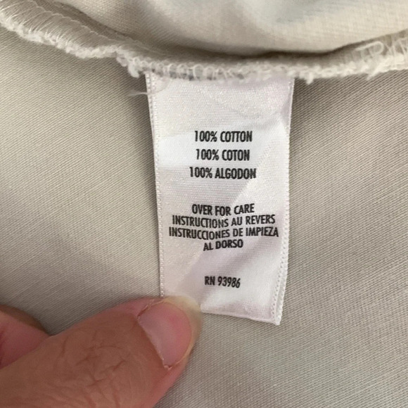 Casual corner annex button down sleeveless khaki dress Y2K size 12 long vest - Picture 7 of 8